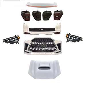 高品质车身套件，适用于至yo-<span class=keywords><strong>ta</strong></span> 4 Runner 2010-2021升级至雷克萨斯风格保险杠4眼前照灯即插即用发动机罩扰流板 - Product Image 2