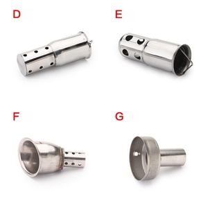 Silenciador de escape para moto, inserto de contrapresión hexagonal de 51 mm para tubo de escape - Product Image 2