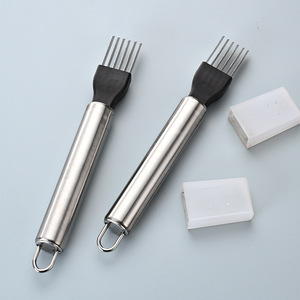 Stainless Steel Onion Slicer Scallion Shredder Kitchen Gadget Multi Functional Vegetable Cutter Tool - Product Image 2