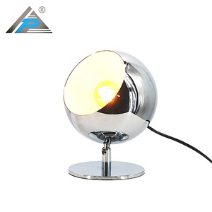 Bắc Âu Tối Giản Kim Loại Đèn Bàn Thiết Kế Công Nghiệp Sắt Cơ Thể E26 Bóng Đèn Cơ Sở Cho Trang Trí Nội Thất Nhà Hàng Trường AC Cung Cấp Điện - Product Image 5