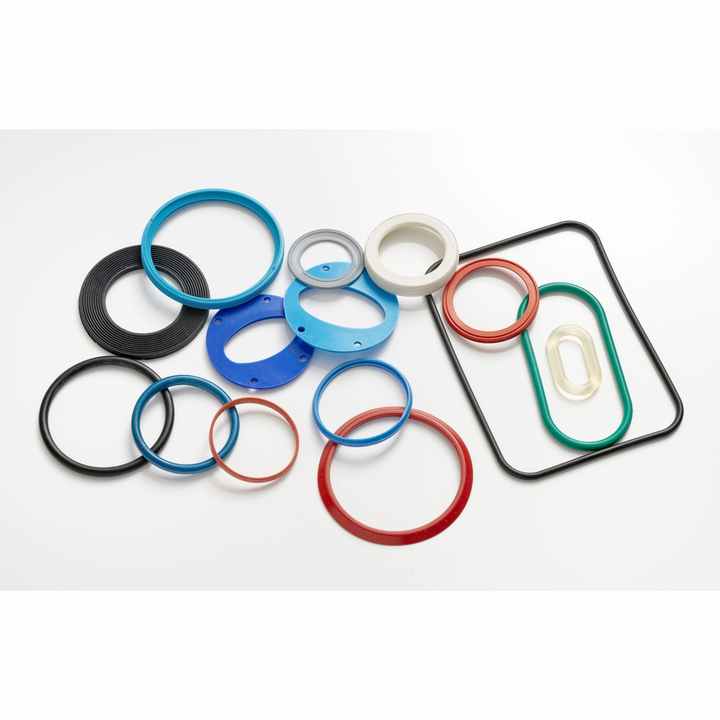 Stamped Rubber Parts & Seals Custom Made from Sheet or Roll Material Durable Rubber Products
