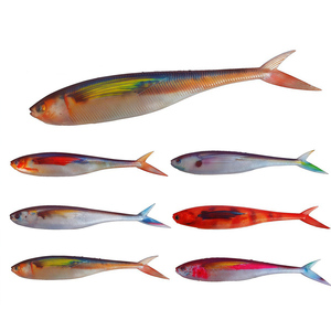 Leurre <span class=keywords><strong>de</strong></span> pêche souple lumineux 3D en forme <span class=keywords><strong>de</strong></span> <span class=keywords><strong>poisson</strong></span> vivant 10g/125mm, modèle queue <span class=keywords><strong>de</strong></span> <span class=keywords><strong>poisson</strong></span> à fourche, pour thon, bar et pêche en <span class=keywords><strong>mer</strong></span> - Product Image 2