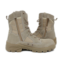 Botas Tácticas de Desierto con Puntera de Acero, Impermeables, de Metal Suave, para Hombre y Mujer, Botas de Servicio / Zapatos de Seguridad