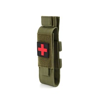 Pochette médicale tactique MOLLE, sac EDC, porte-tourniquet, pochette de rangement pour premiers secours, pochette pour ciseaux d'extérieur, camping, chasse, survie