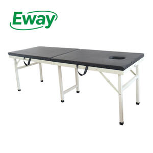 Camilla de cama de masaje de sexta pierna personalizable de alta calidad, muebles portátiles y plegables para salón de belleza, Spa, servicios faciales - Product Image 1