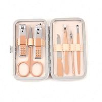 Kit professionnel d'outils de beauté personnalisés : lime à pieds, coupe-ongles, ciseaux de pédicure, mini-produits de soin des ongles, ensemble de manucure pour salon