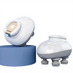 New Cross-border Portable Electric Scalp <b>Massager</b> with Kneading Vibration Multifunctional <b>Head</b> <b>Massager</b> Model KK12 From China - Product Image 1