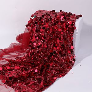 5mm18mm maille à paillettes avec broderie de perles pour robe de soirée pour femmes <span class=keywords><strong>ensemble</strong></span> de scène nappe de fond en tissu - Product Image 2