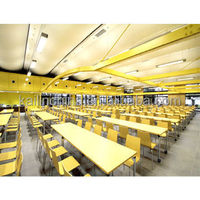 Table de réunion de bureau modulaire moderne sur mesure, écologique, grande table de conférence, bureau de salle de réunion, finition en placage de bois, vert