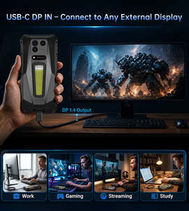 TANK 5 Rugged Smartphone 5G <b>Android</b> 16 eSIM Dimensity 9400 Amoled 17600mAh 18+512GB Night Vision WIFI 7 <b>Projector</b> Phone 8849 - Product Image 5