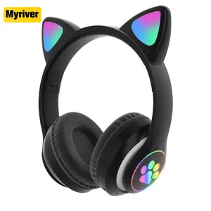 Myriver蓝牙游戏夜视耳机10h最佳紫光耳机无线游戏耳机耳机