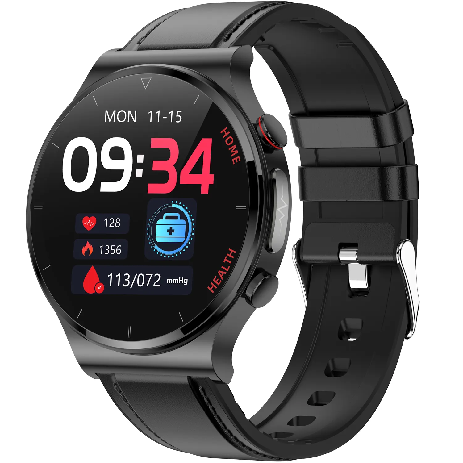 Valdus 2022 New Arrival Health Smart Watch Accurate True Blood Oxygen Body Temperature Ai Medical Diagnosis Watch E300