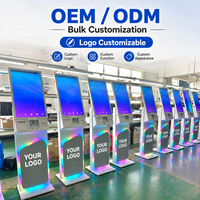 Terminal de Pago con Pantalla Táctil de 27 y 32 Pulgadas, Terminal de Pago con Tarjeta RFID, Kiosco de Autoservicio, Máquina Impresora con Pantalla Táctil