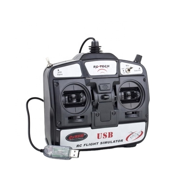 FMS Flight Simulator REMOTE 6CH Rc Simulator 3D for RC Helicopter Airplane