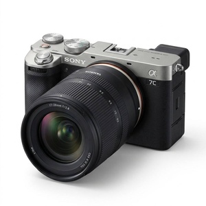 Vente en gros d'appareils photo <span class=keywords><strong>Sony</strong></span> A7C Alpha <span class=keywords><strong>7C</strong></span> d'occasion avec objectif grand angle Tamron 17-28 mm f/2.8, kit 24,2 MP, vidéo 4K, configuration professionnelle - Product Image 1