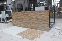 Ligne de production de panneaux muraux décoratifs en PVC UV automatique BOGDA pour la fabrication de feuilles de marbre