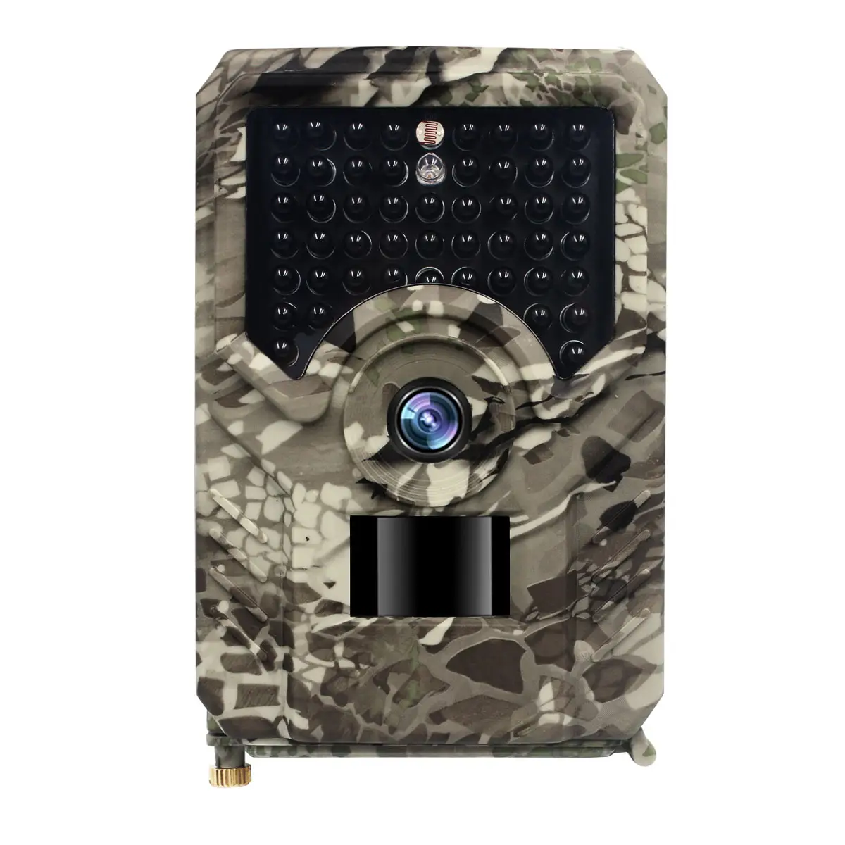 Cámara de rastro - Cámara de caza de 1080P 20MP con sensor de movimiento  gran angular de 120°, sin brillo IR visión nocturna activada por  movimiento