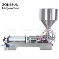 Zonnesun — Machine de remplissage pour crème à eau à Double tête, 10-100ML, Lotion hydratante, shampoing, huile cosmétique, bâton de miel, pâte alimentaire