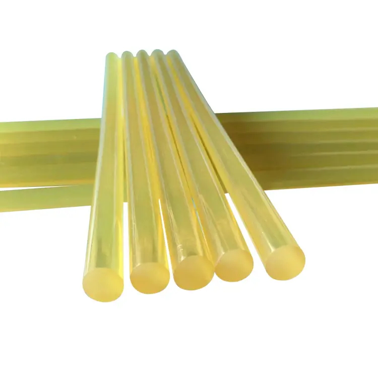 KAMEI-barra de pegamento de fusión caliente, 30CM, amarillo, transparente, oferta