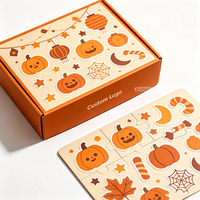 Puzzle en papier personnalisé en gros, jeux de puzzle éducatifs pour enfants, pour anniversaire