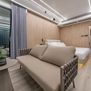 Casa Prefabbricata Personalizzabile in Acciaio Zincato Impermeabile Stile Capsula Spaziale per <span class=keywords><strong>Aziende</strong></span> Turistiche, Resort e Uffici - Product Image 6