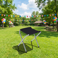 Chaise de camping portable en métal ultralégère pour l'extérieur, chaise de pêche, barbecue, randonnée, tabouret pliable pratique, salle de sport, parc, capacité 70 kg