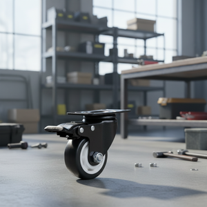 Modernes Design 3-Zoll 75mm Mittelschwere PP-Rollen mit Flachplattenmontage aus Kunststoff für Industrielle Anwendungen - Product Image 3