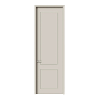 Porte en bois de chêne durable avec finition laquée transparente, porte intérieure
