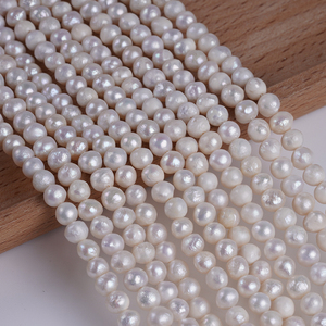 ไข่มุกน้ำจืดสีขาว5-6มม. ไข่มุกธรรมชาติ - Product Image 4