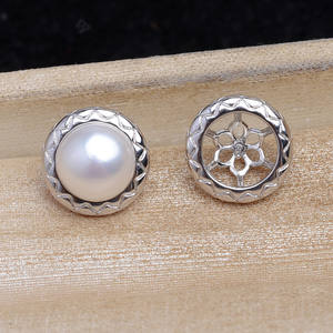 Clous d'oreille en argent S925, double perle, vis, 1,5 mm, matériau de perçage, nouveau 1626, accessoires de perles DIY, vente en gros de bijoux, cordon - Product Image 4
