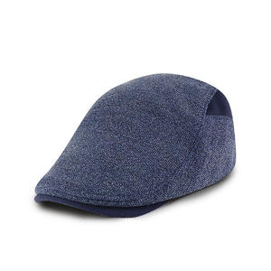 2024 Autumn Winter New Arrival British Vintage Beret Men Flat Top Ivy Caps Two Tone Color Contrast Retro <strong>Painter</strong> Ivy Hats - Product Image 3