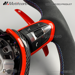 Volante Deportivo Personalizado de Fibra de Carbono con LED Inteligente para BMW 330i 440i M2 M3 M4 M5 F10 F30 X3 X5 F15 F16 F18 2010-2018 - Product Image 4