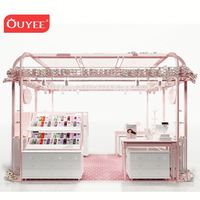 Exhibidor de Cosméticos Moderno Personalizado para Kiosco con Diseño de Madera / Certificado CE Ouyee OUYEE-CSD008 Garantía de 3 Años en Venta