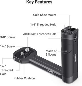 Empuñadura Lateral de Aluminio SmallRig Compatible con DJI Ronin-S/SC/RS <span class=keywords><strong>2</strong></span>/RSC <span class=keywords><strong>2</strong></span>/RS 3/RS 3 <span class=keywords><strong>Pro</strong></span>/RS 3 Mini y para <span class=keywords><strong>ZHIYUN</strong></span> <span class=keywords><strong>Crane</strong></span> 2S/<span class=keywords><strong>2</strong></span>/V2 y para MOZA - Product Image 2