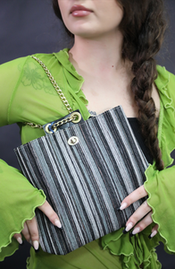 Bolso de diseñador hecho a mano para mujer, estilo Rock clásico, respetuoso con el medio ambiente, cadena de una sola Correa, decoración, cadena, Mini bolsos Vintage - Product Image 4