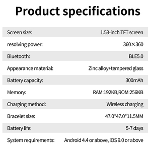 Nuovo Smartwatch <span class=keywords><strong>5</strong></span> <span class=keywords><strong>Pro</strong></span> con Schermo FT da 1,53 Pollici, Chiamate BT, Impermeabile IP67, Tracker Fitness Sportivo, Monitoraggio Frequenza Cardiaca, NFC - Product Image 6