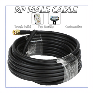 Alta Qualidade RP Macho para Macho RG58 Cabo Coaxial Comprimento Personalizado para Cabos De Comunicação - Product Image 3