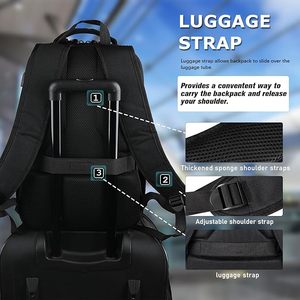 Goloni Travel <strong>Laptop</strong> <strong>Backpack</strong> Business Slim Durable <strong>Laptops</strong> Travel <strong>Backpacks</strong> 15.6 Inch College Computer Bag for Men <strong>Women</strong> Daily - Product Image 5