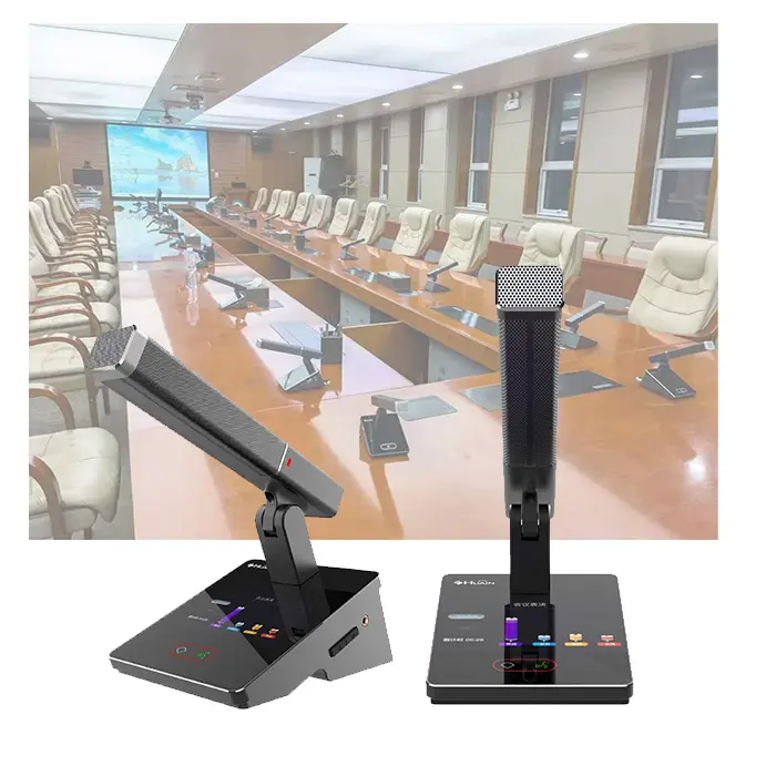 Mikrofon Sentuh Sistem Konferensi Digital Dua Diafragma Penggunaan Ruang Rapat