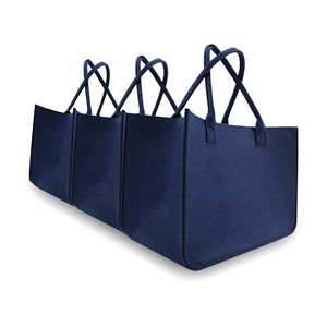 Cesto Porta Legna in Feltro di Grande Capacità con Doppi Manici, Pieghevole, per Caminetto e Casa - Product Image 4