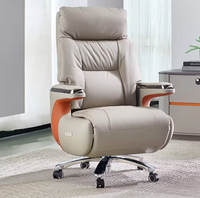 Chaise de bureau inclinable de grande classe avec massage Senior Sense Accueil
