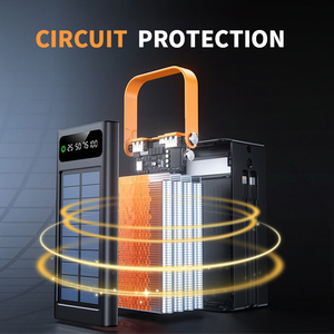 OEM แบตสำรองพลังงานแสงอาทิตย์ 50000mAh คลื่นไซน์บริสุทธิ์ พร้อมหน้าจอ LED ชาร์จเร็<span class=keywords><strong>ว</strong></span> พอร์ต USB Type-C พก<span class=keywords><strong>พา</strong></span>สะดวก ขายดีที่สุด - Product Image 5