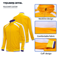Kustom produk baru jaket pakaian Jogging Logo kustom pakaian olahraga baju latihan kebugaran Gym baju olahraga Set pria jaket ritsleting