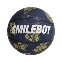 Smileboy - Ventes chaudes - Ballon de basket en caoutchouc pour entraînement en extérieur, tailles personnalisées 3, 5, 7, taille 6, avec logo imprimé - Fabricant en gros