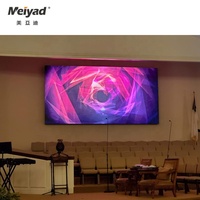 Écran LED P4 256x256mm, panneaux d'affichage LED pour stockage de titres, matrice LED 64x64 points, matrice LED SMD2121 Nation Star, tableau d'affichage LED couleur