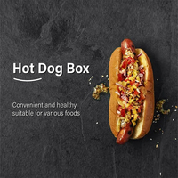 Top-Angebot: Hersteller-Spezialanfertigung von Biologisch Abbaubaren Einweg-Korean-Corn-Dog-Boxen mit Druck für den Außer-Haus-Verkauf