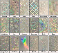 Film holographique 3d argent A4, transparent et translucide, de plastification à froid