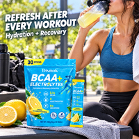 Poudre de boisson électrolytique BCAA à marque privée, sans sucre, pour l'hydratation sportive et la récupération, supplément OEM ODM