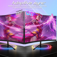 Moniteur de jeu incurvé 32 pouces 2K QHD 180Hz avec dalle VA 2560x1440 pour PC de bureau, support VESA – Vente en gros usine