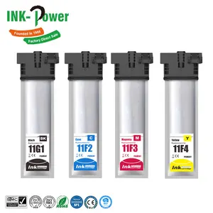 INK-POWER T11G1 T11G T11F1 T11F T11H1 T11H kompatible Farbe Tintenstrahl-Tinte-Pigment-Tasche Kartusche für Epson WF-C5890 WF-C5390 Drucker